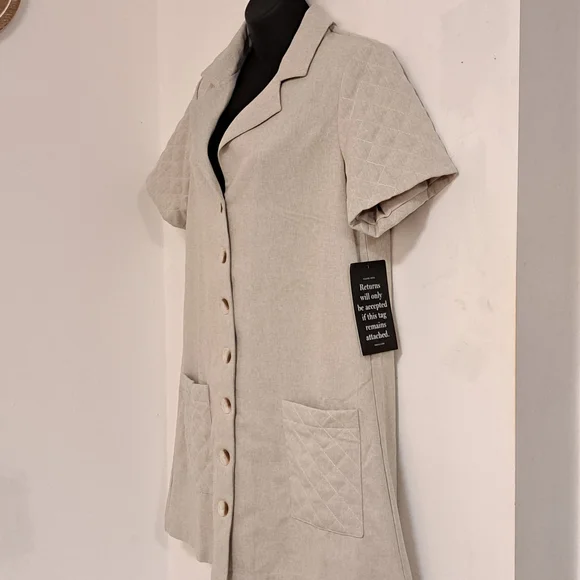 Tuckernuck Summer Sands Townes Shirt Dress Button Down NWT Misses Small - Picture 9 of 16